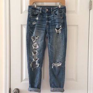 American Eagle. Ripped Jeans. Boyfriend Jeans